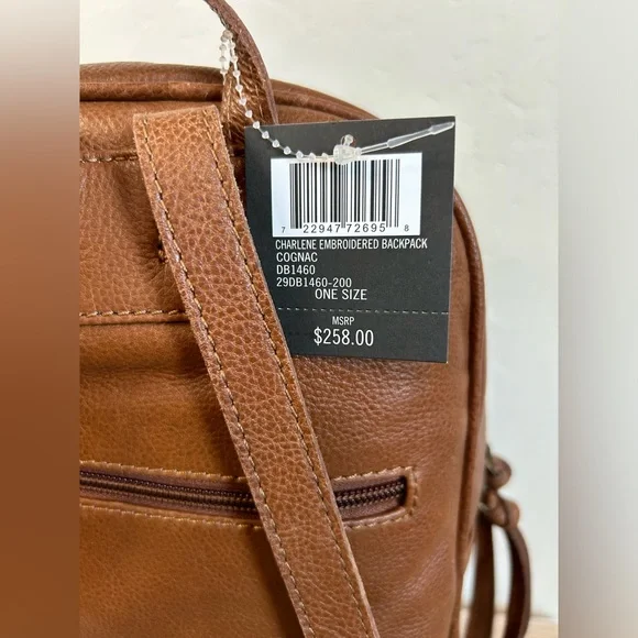 Frye Charlene Embroidered Backpack - Picture 9 of 17